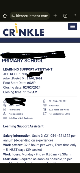 To think most people have no idea how little HLTAs/Teaching Assistants earn?