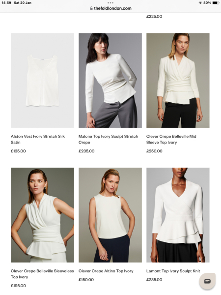 Dressy (ish) white top needed! To wear day to evening!