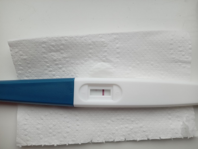 Half a line in the test window