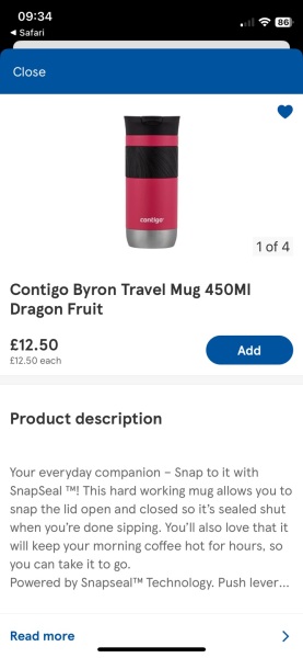 Travel mug, Skoda Octavia