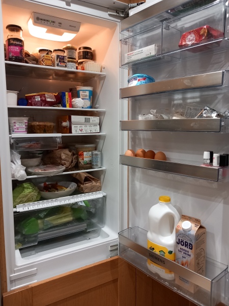 To ask you to show me your fridge?