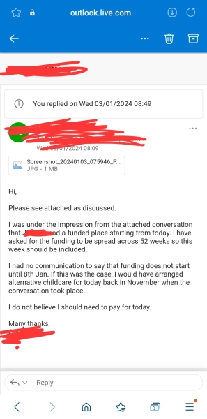 Nursery Funding