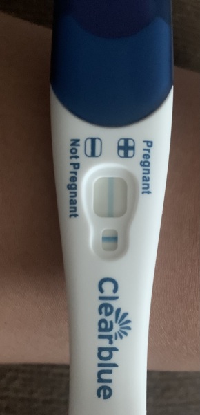 Clear Blue Ultra Early horizontal line- what does this mean?