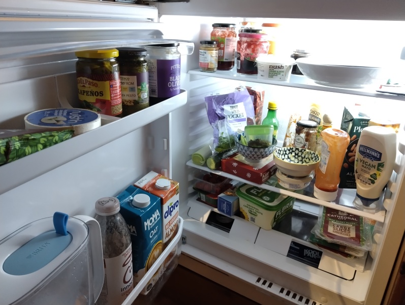 To ask you to show me your fridge?