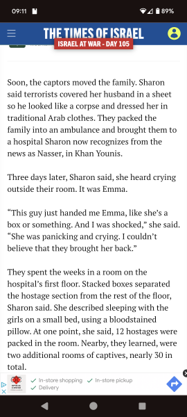 Mainly about Al Shifa [bombed front of hospital 3]