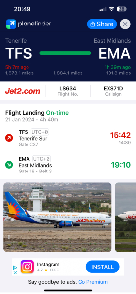 New Flight Radar thread - it's windy tonight