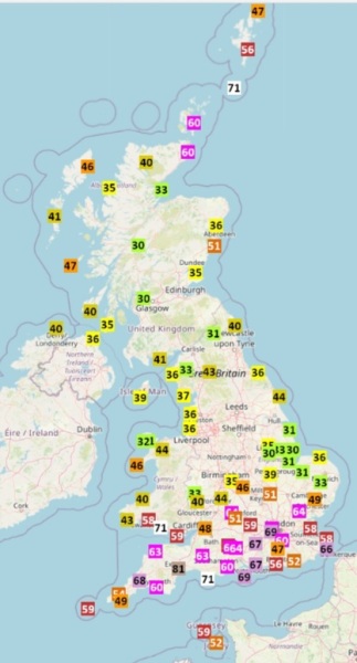 Storm Henk. Amber warnings issued.