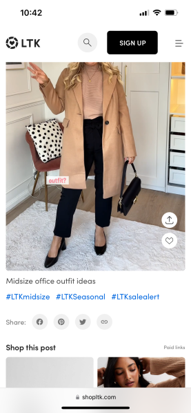 Conference outfits (only female attending)