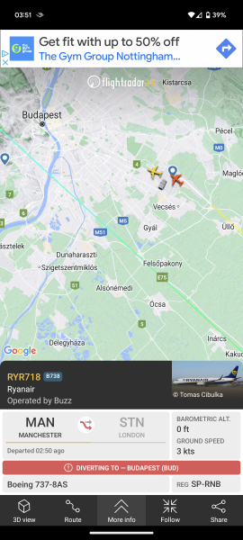 Flightradar Storm Isha part 2