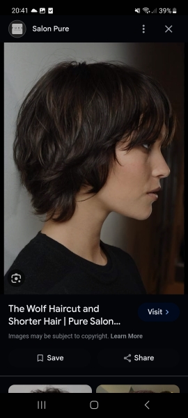 Short hairstyles if you have thick puffy mushroomy hair