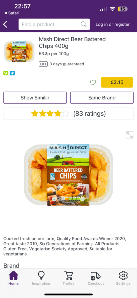 What's the nicest oven chips?