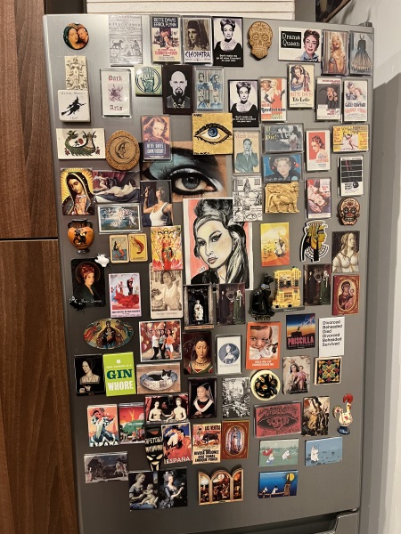 To ask you to show me your fridge?