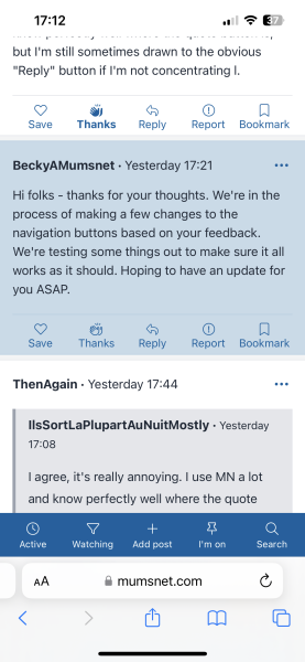 I would like a reply to the "Reply" issue