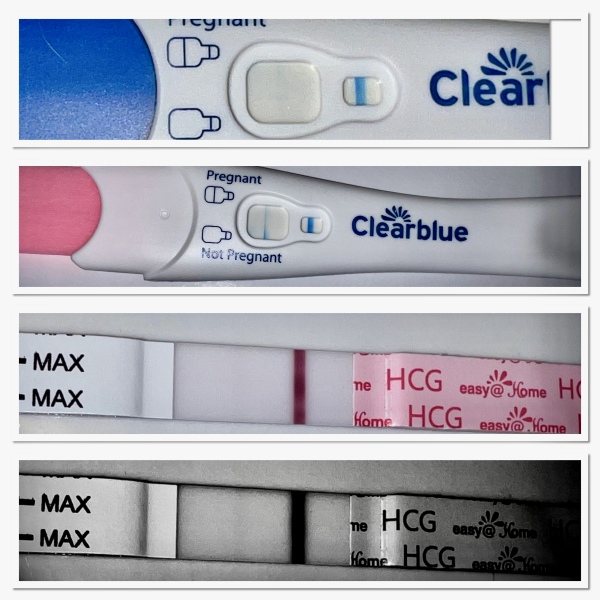 9DPO Very faint positive or evaps? Clearblue and easy@home