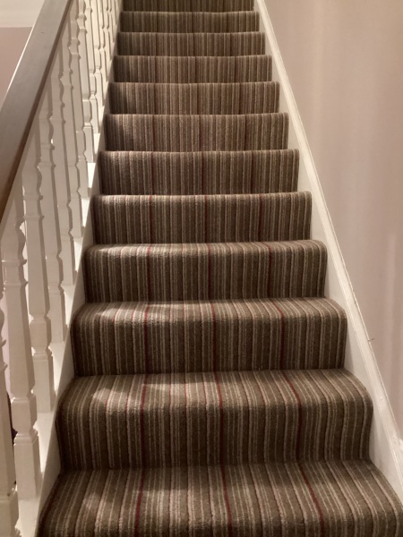 Show me your non-grey stair carpets!