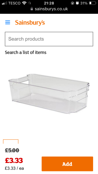 To ask you to show me your fridge?