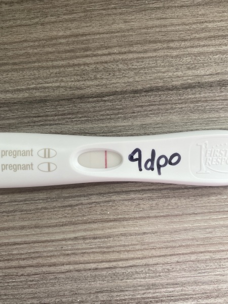 Faint positives before 10dpo
