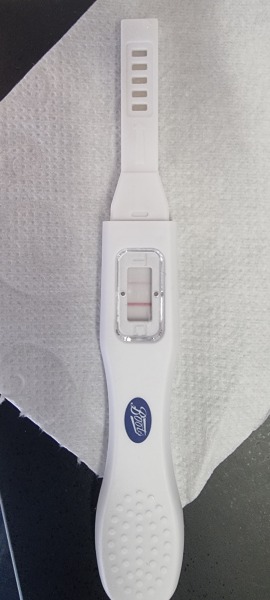 Faint positive line but boots own brand?