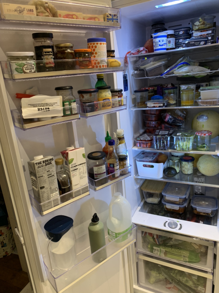 To ask you to show me your fridge?