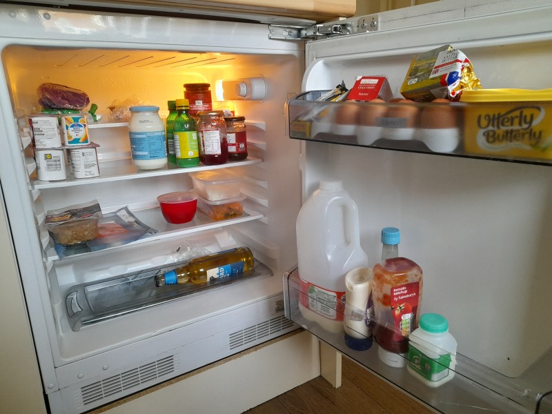 To ask you to show me your fridge?