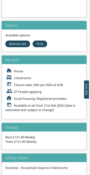 Social Housing Ranking confusing