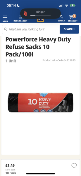Bin bags that fit outside bins