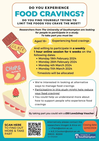 Food cravings?! We need you!