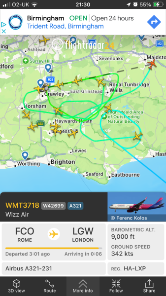 New Flight Radar thread - it's windy tonight