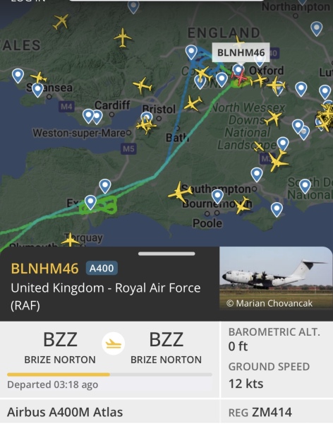 Flightradar Storm Isha part 2
