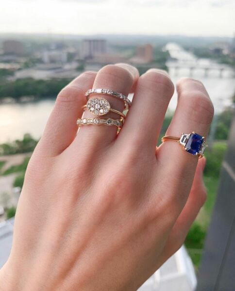 Does this ring look good on me? Tiffany Etoile "engagement" ring