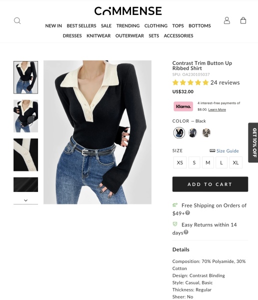 Where can I find a dupe of this Rag and Bone polo top?
