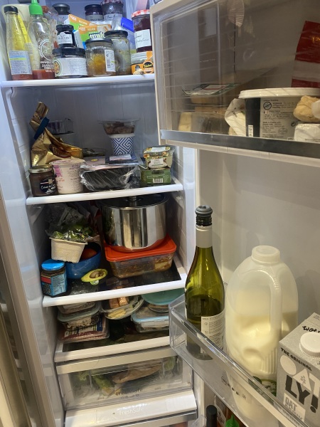To ask you to show me your fridge?