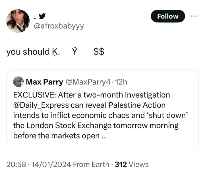 "The only purpose of these endless marches is to intimidate British Jews" (part two) ***MNHQ has tweaked the title in order to make the quote more clear***