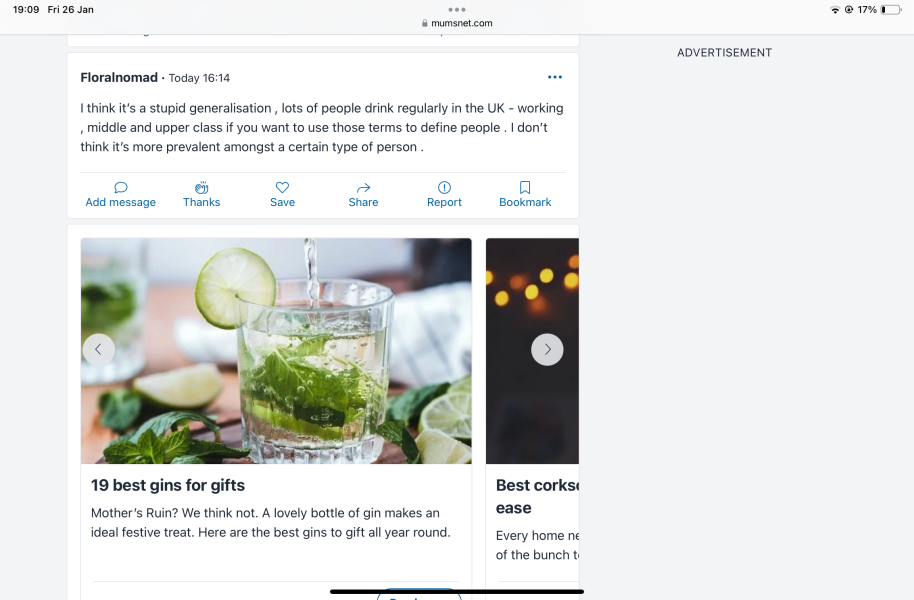 To think the middle classes drink heavily?