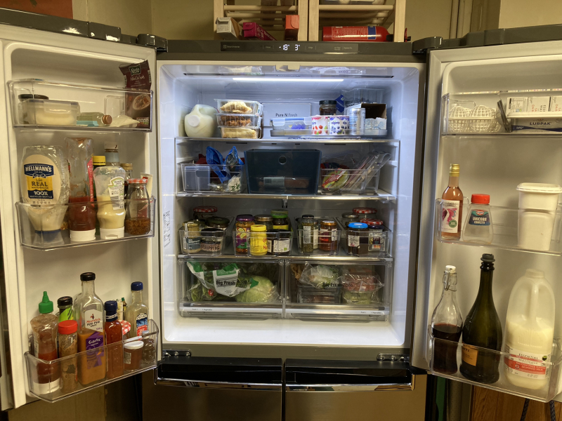 To ask you to show me your fridge?