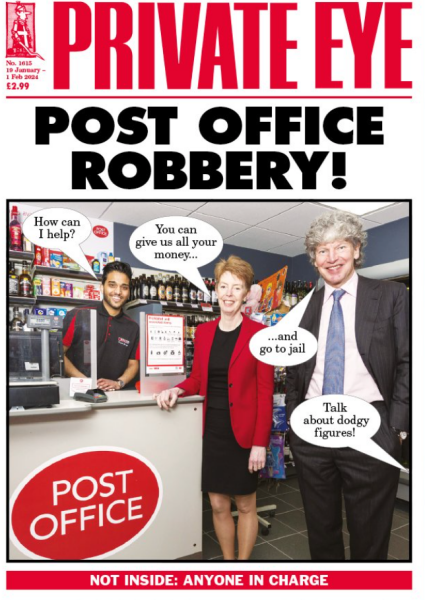 To draw your attention to Mr Bates vs The Post Office