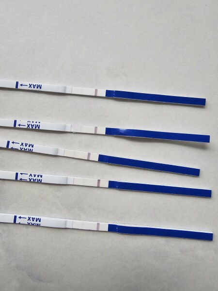 Faint positives or evap lines?