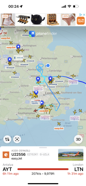 Flight Radar Storm Isha