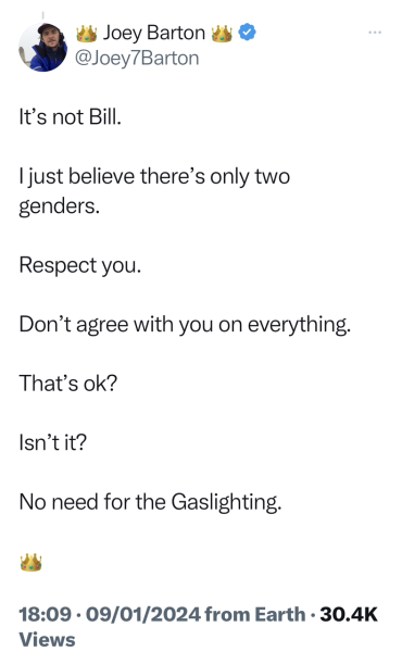 Billy Bragg having a dig at Mumsnet