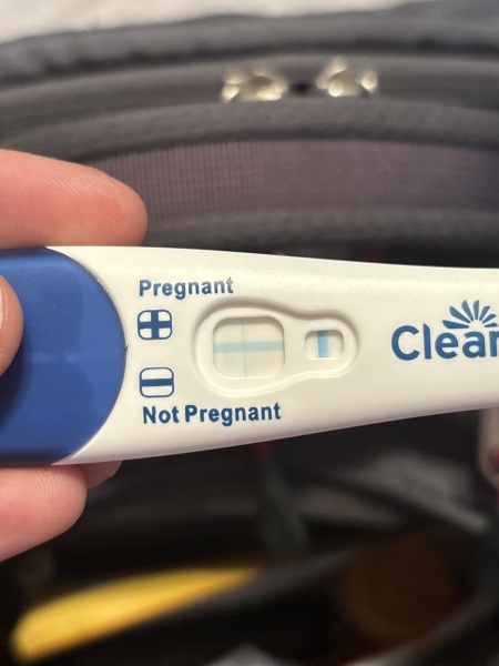 Clearblue pregancy test. Is this real positive or a evap lone