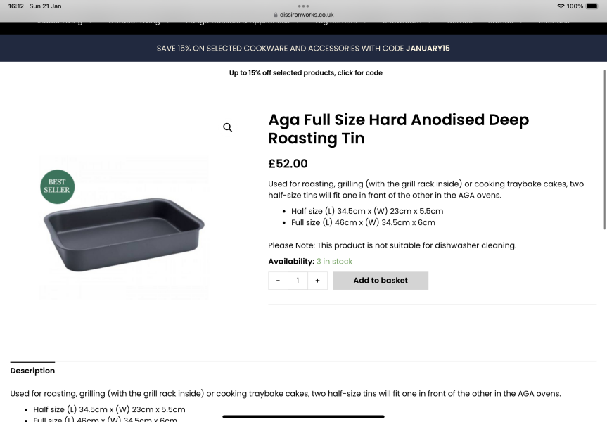 Good quality roasting trays