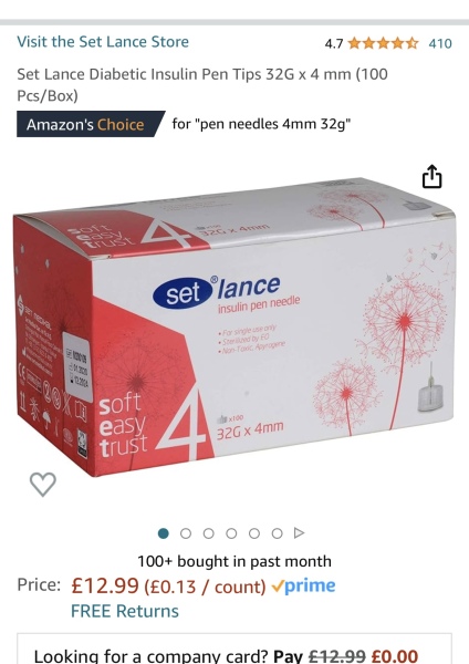 Wegovy started week ago