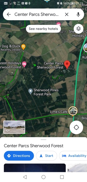 Center Parcs but not Center Parcs