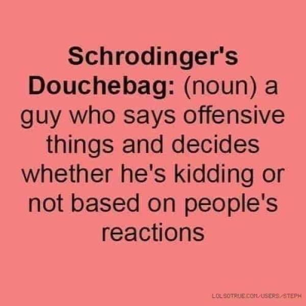 To disagree with the MN classic ‘it’s only a joke if everyone is laughing’