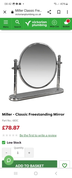 Bathroom mirror
