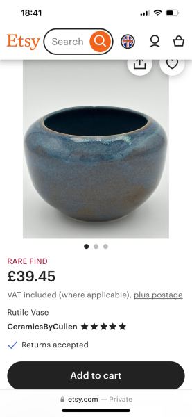 Help! Anyone know pottery marks? Need to replace broken vase asap