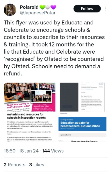 Educate and Celebrate Charity closing down.