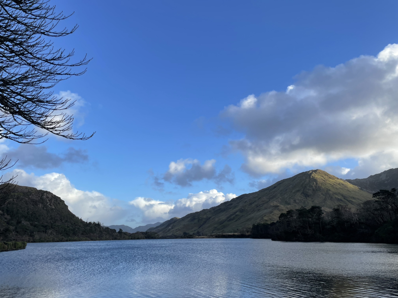 To ask you to show me your beautiful parts of the country