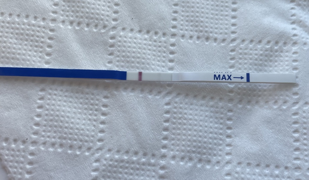 2 x faint positives followed by a negative?
