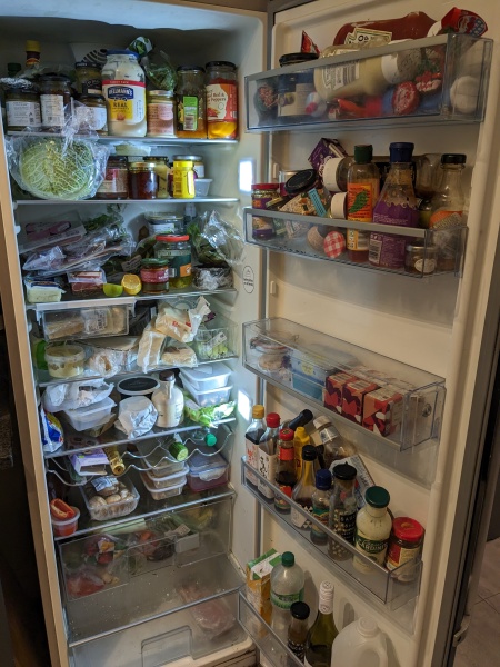 To ask you to show me your fridge?